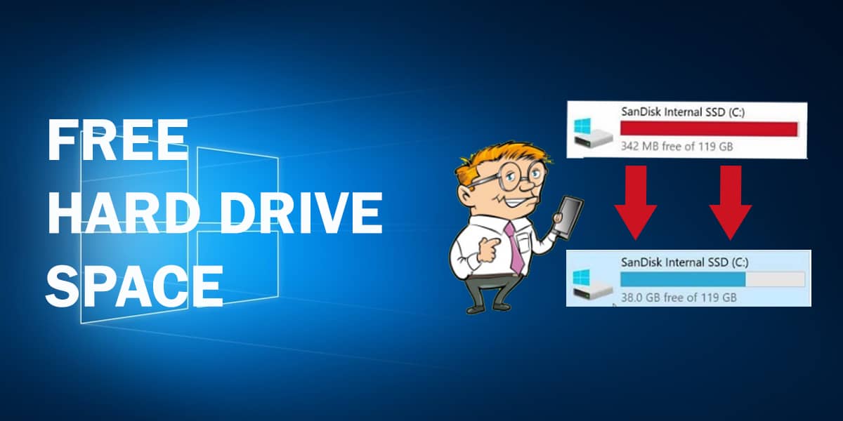 how to increase space on hard drive on windows
