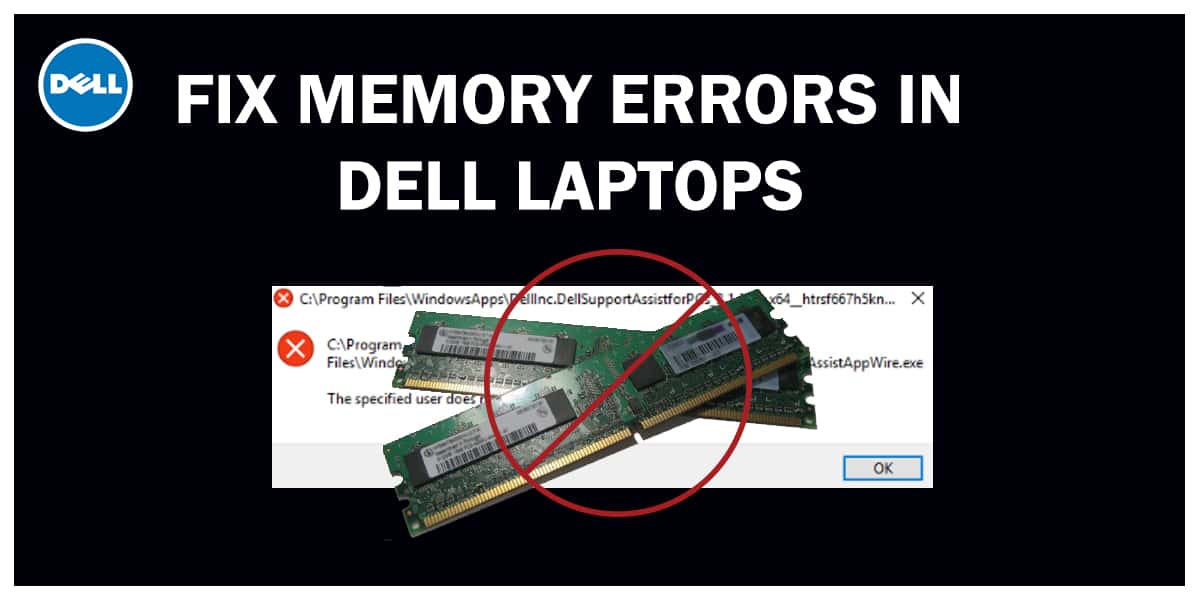 fix memory errors in dell laptops