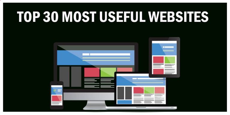 Top 30 Most Useful Websites to Visit Daily