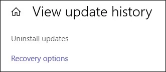 click uninstall updates