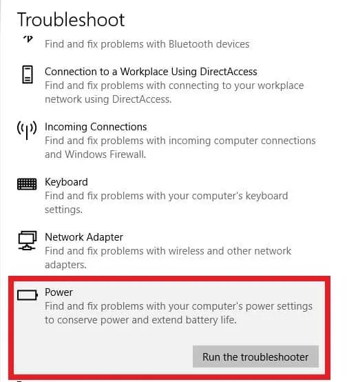 battery drain troubleshooting