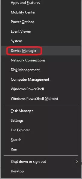 open device manager