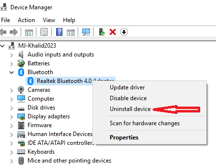 open device manager