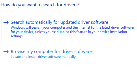 search for driver update