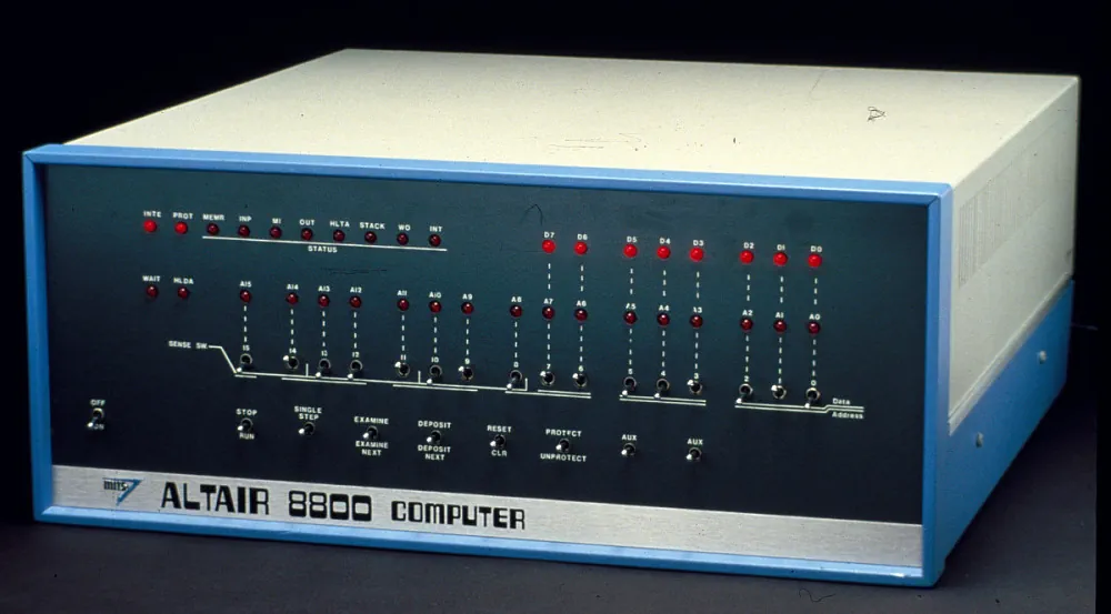 Altair 8800 microcomputer 