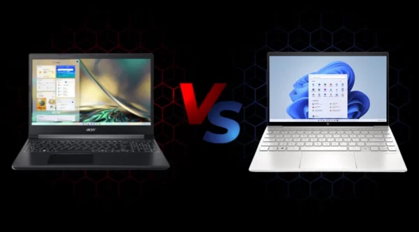 Acer vs HP - Two laptops side by side