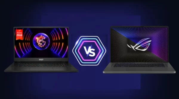 MSI vs Asus gaming laptops side by side