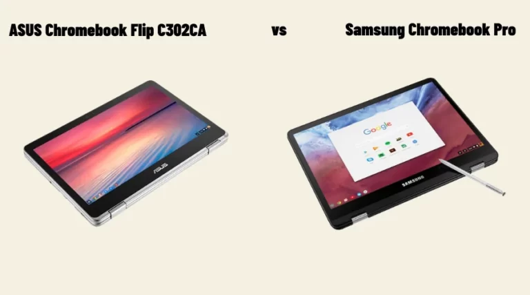 Asus Chromebook Flip C302CA vs Samsung Chromebook Pro Comparison [2023]