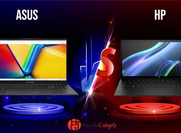 Asus and HP laptops