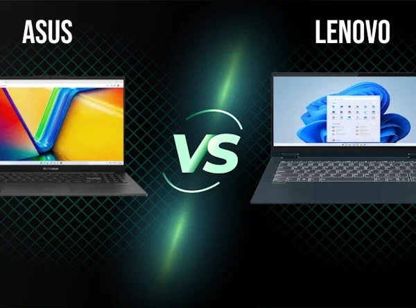 Asus and Lenovo laptops